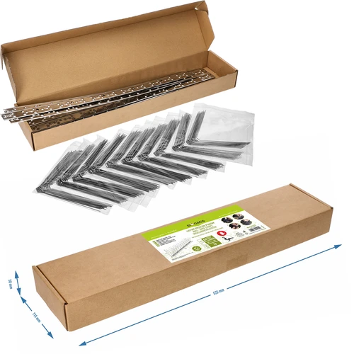 Lindudevastased ogad, metallist liistul, 10 tk. - 10