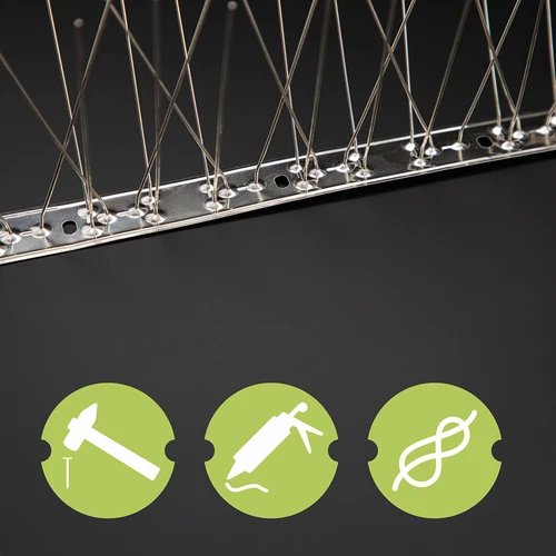 Lindudevastased ogad, metallist liistul, 10 tk. - 7