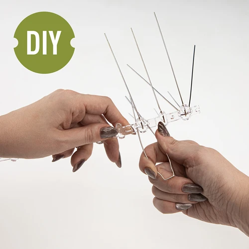 Linnupiigid, plastikust liistul, 10 tk. - 5