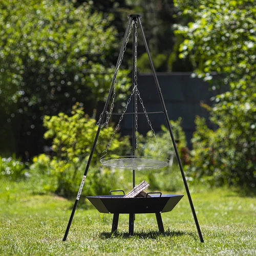 Lõkkekolmjalg restiga, 150 cm - 6