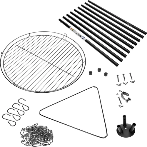 Lõkkekolmjalg restiga, 150 cm - 2