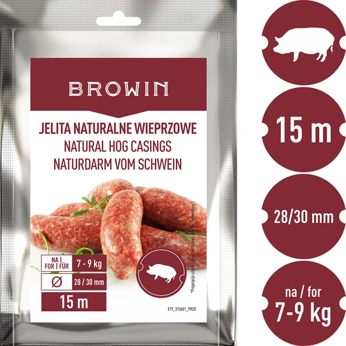 Looduslikud sea peensooled - kaliiber 28/30 mm, 15 m - 3