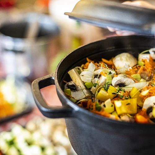 Malmpott koos panniga, 3,5 L - 12