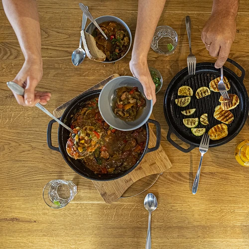 Malmpott koos panniga, 3,5 L - 15