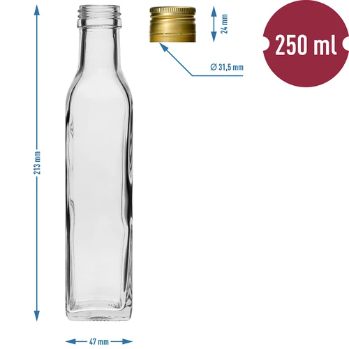 Maraska 250 ml pudel keeratava korgiga, 6 tk. - 7
