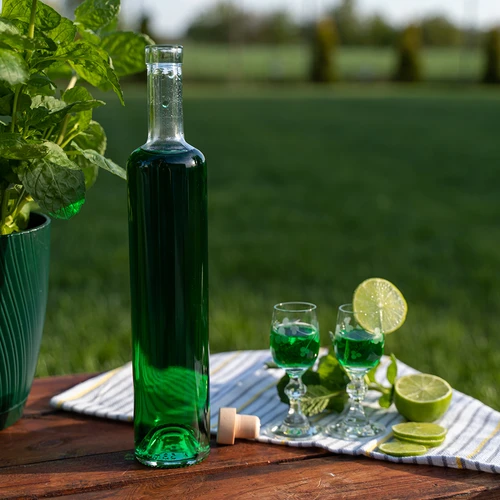 Marina pudel korgiga, valge 0,5 L - 5