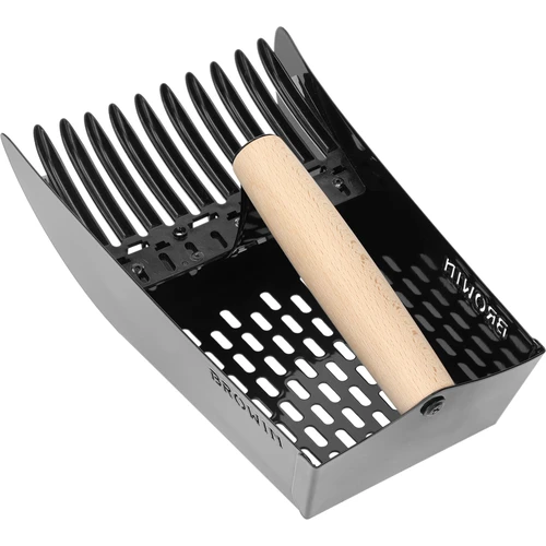 Marjakamm väikeste marjade jaoks, metallist, must - 3