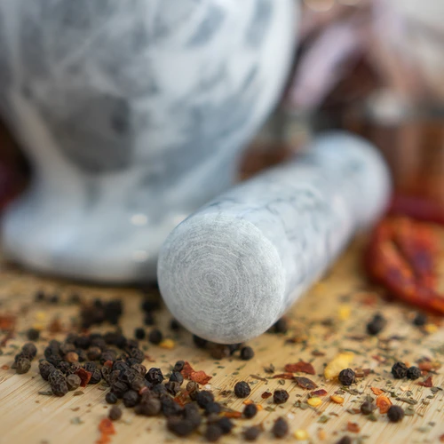 Marmorist köögihuhmer, hall, Ø 10,5 cm - 12