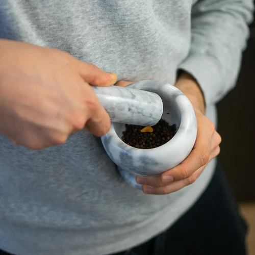 Marmorist köögihuhmer, hall, Ø 10,5 cm - 13