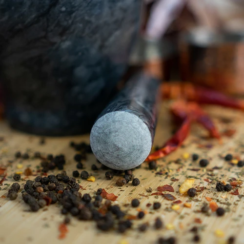 Marmorist köögiuhmer, must, Ø 10,5 cm - 12