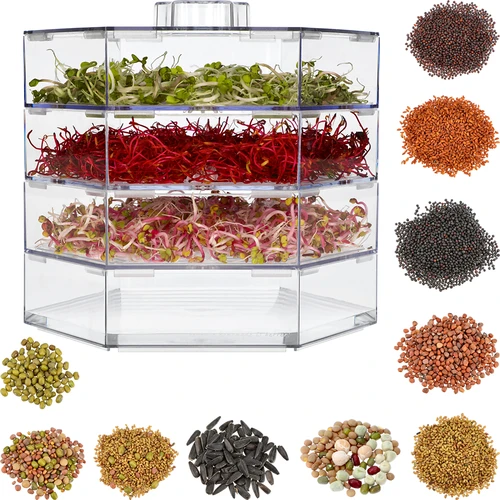 Mitmetasandiline idandaja Niezłe Ziółko + 10 pakki seemneid - 2