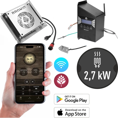 Moodulite komplekt Wi‑Fi juhtseadmega – dragON IQ 2,7 kW, aia suitsuahjudele