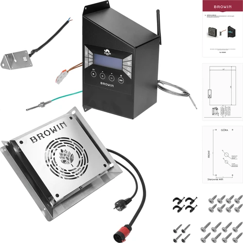 Moodulite komplekt Wi‑Fi juhtseadmega – dragON IQ 2,7 kW, aia suitsuahjudele - 2