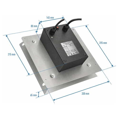 Moodulite komplekt Wi‑Fi juhtseadmega – dragON IQ 2,7 kW, aia suitsuahjudele - 6