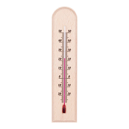 Mustriga toatermomeeter (-20°C kuni +50°C) 18 cm assortii - 2