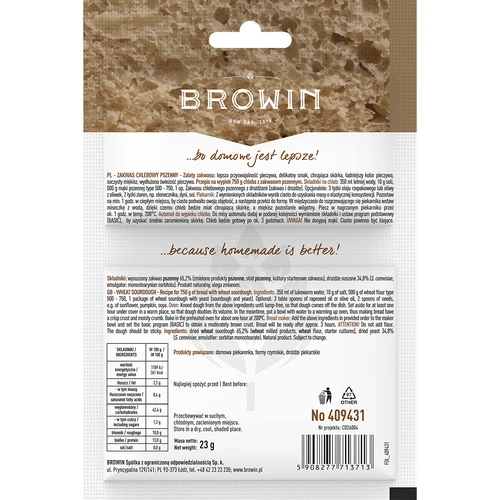 Nisuleiva juuretis pärmiga - 23 g - 2