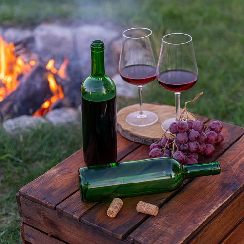 Oliiviroheline veinipudel 0,75 l - kilesse pakendatud 8 tk - 7