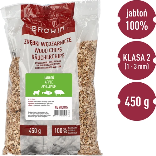 Õunapuu suitsulaastud – suitsutamiseks ja grillimiseks, 450 g, kl. 2 - 2