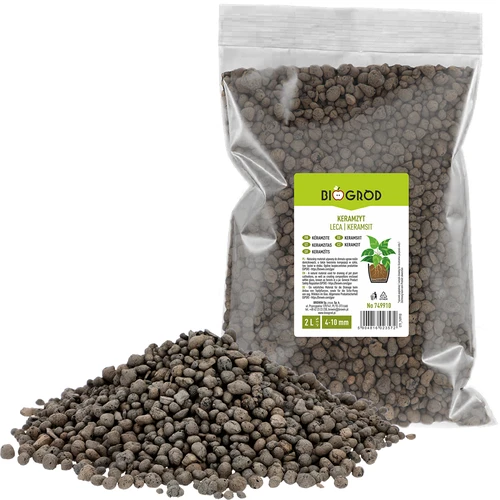 Paisutatud savi potitaimedele, aiandusele ja klaasmetsadele, 4-10 mm, 2L