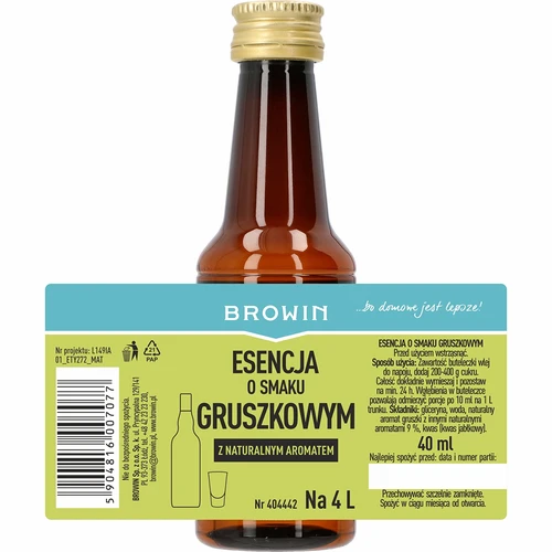 Pirnimaitseline essents - pirniliköör, maitselisand 40 ml - 4