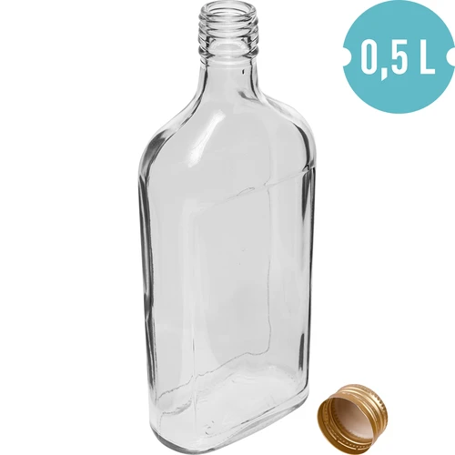 Plasku-pudel 500 ml keeratava korgiga ja trükiga „Puuviljad”, muster 2 - 2