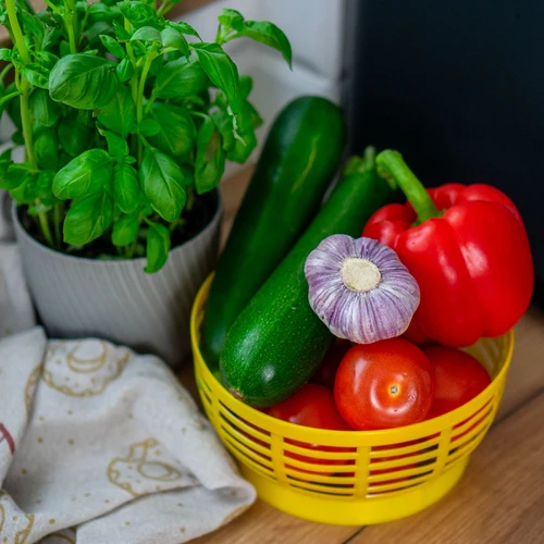 Plastikkorv Dam 5 l jaoks, kollane - 7