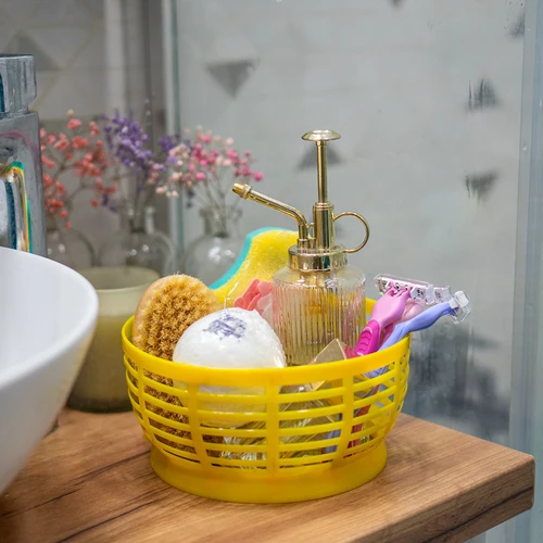 Plastikkorv Dam 5 l jaoks, kollane - 9