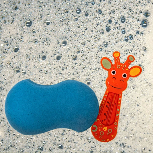 Plastikust vannitermomeeter (+15°C kuni +45°C) 16 cm, assortii - 8