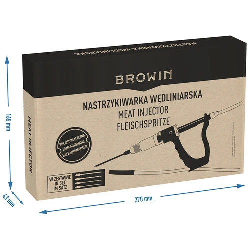 Poolautomaatne lihainjektor koos nõelakomplektiga ja voolikuga - 10