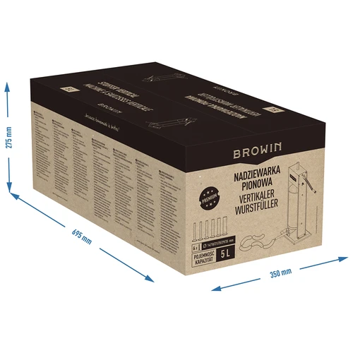 Premium-klassi püstine vorstitäitja 5 l - 13