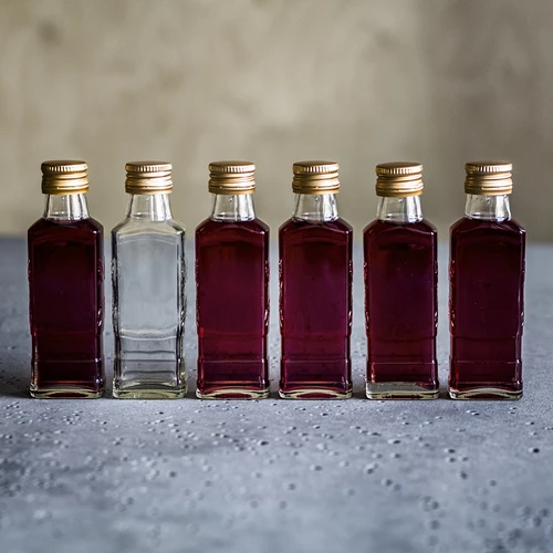 Pudel Flora 100 ml, kruvikorgiga, fi28, 8 tk. - 8