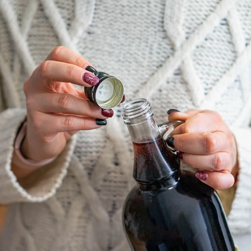 Pudel Gallone 1L punutisega, keeratava korgiga - 7