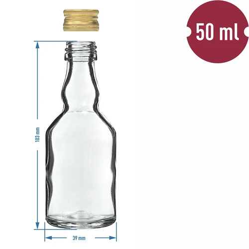 Pudel Maluch 50 ml keeratava korgiga - 10 tk. - 6