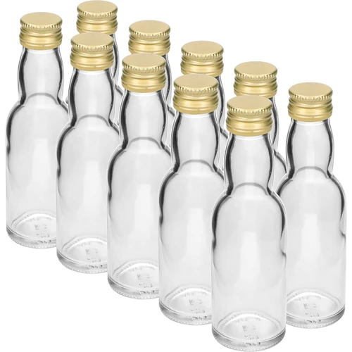 Pudel „Maluch” kuldse keeratava korgiga, 40 ml, 10 tk.