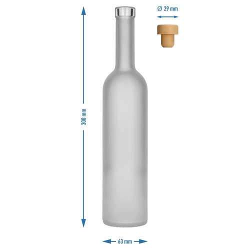 „Jäätunud” 0,5 l pudel korgiga, 1 tk. - 5