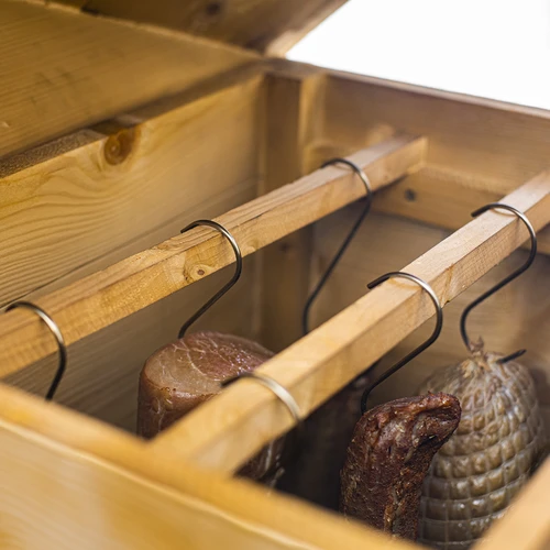 Puidust 200 L aia suitsuahi – dragON Wood 100E elektrilise kütte mooduliga ja kontrolleriga - 16