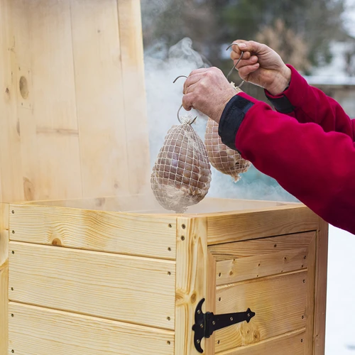 Puidust aiasuitsuahi 200 L – dragON Wood 100E elektrilise kütmismooduli ja kontrolleriga - 15