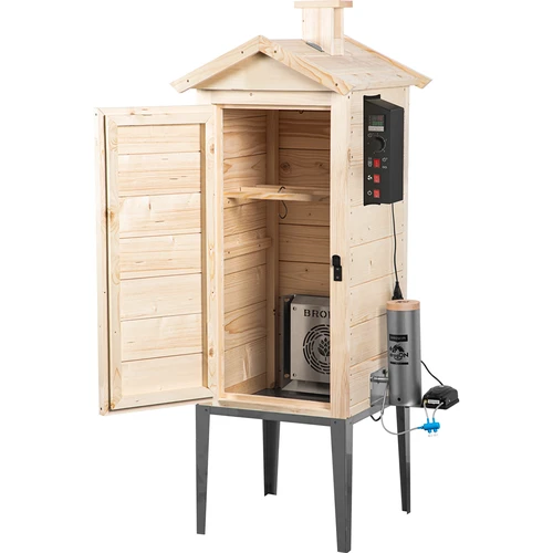 Puidust aiasuitsuahi 200 L – dragON Wood 100E elektrilise kütmismooduli ja kontrolleriga - 2