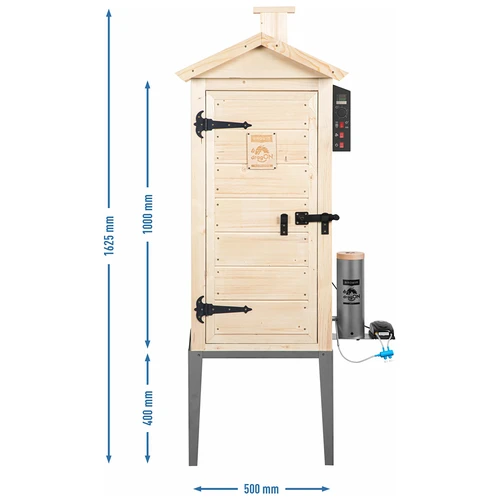 Puidust aiasuitsuahi 200 L – dragON Wood 100E elektrilise kütmismooduli ja kontrolleriga - 13