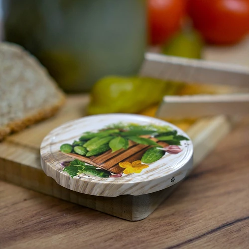 Purk 1,5 l, fi 82/6 värvilise keeratava kaanega + tangid - 4