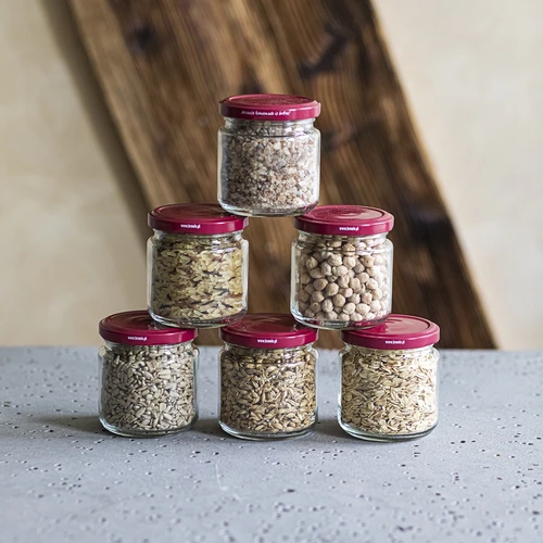 Purk 212 ml fi66/4 bordoopunase keeratava kaanega, 6 tk. - 5