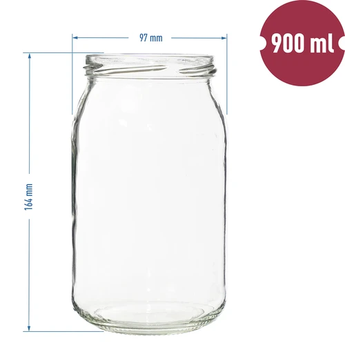 Purk TO 900 ml fi82/6 - 8 tk. - 6