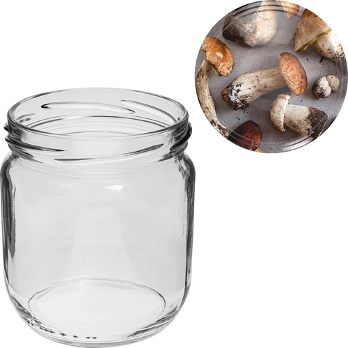 Purk TO Gurken 425 ml, värvilise keeratava kaanega, fi 82/6 - 6 tk. - 8