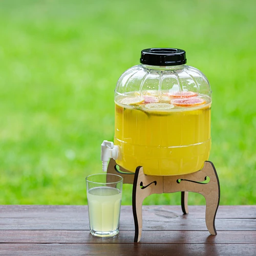 Purunemiskindel 8L kraaniga purk kahepoolse puidust alusega - 18