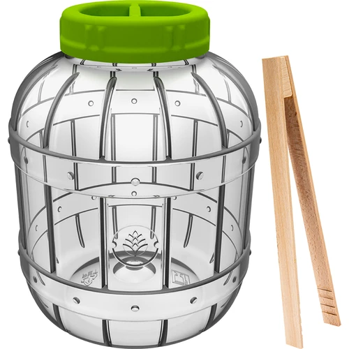 Purunemiskindel, mitmeotstarbeline hapendamispurk + tangid, 5L