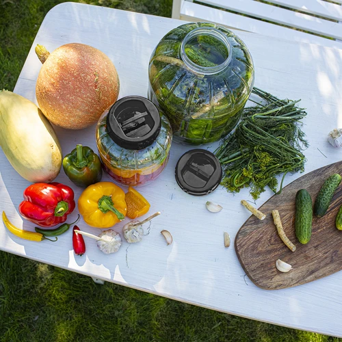 Purunemiskindel, mitmeotstarbeline purk musta kruvikaanega, 5 l - 6