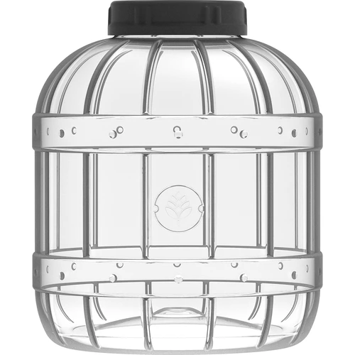 Purunemiskindel, multifunktsionaalne purk musta keeratava kaanega, 3 l - 3