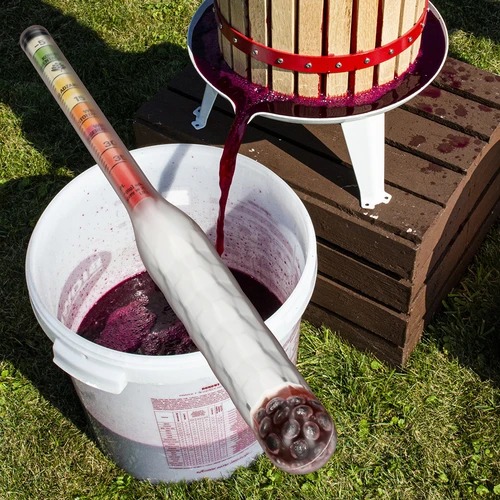 Purunemiskindel sahhariomeeter katseklaasiga, mõõtevahemik: -5–35°Blg - 8