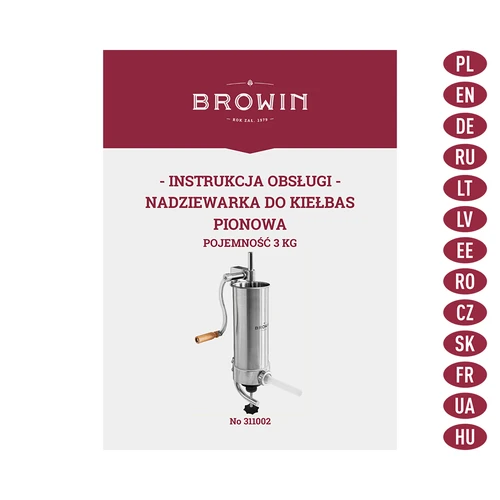 Püstine vorstitäitja 3 kg - 8