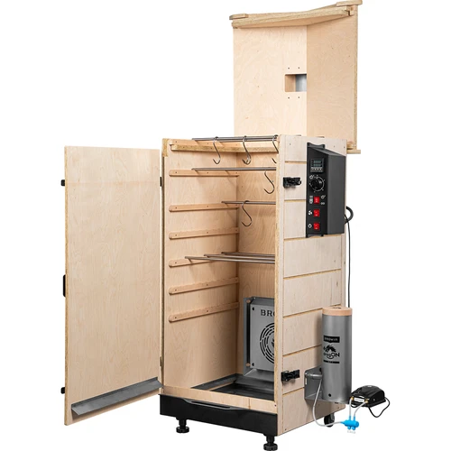 Raamita suitsuahi dragON PLYWOOD NATURE digitaalse kontrolleriga, 200 L - 3